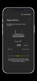 Telos Mesh App – Basic user info