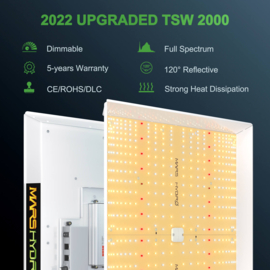 Mars Hydro TSW 2000 Full Spectrum LED Kweeklamp 300 Watt