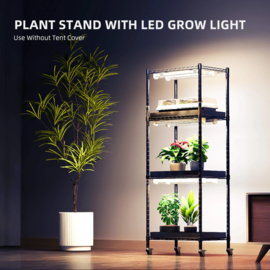 Spider Farmer 4-Laags Planten kast met 54W Grow LEDs