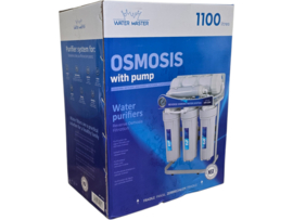 Osmose waterfilter met pomp – 1100 liter