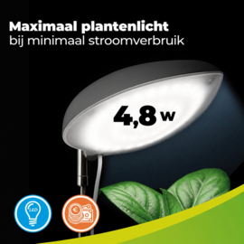 Biogreen LED plantenlamp Leaf 4,8 W dimbaar met timer