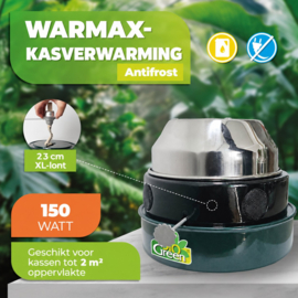 Biogreen Paraffine kasverwarming Warmax Antifrost 150 W
