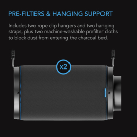 AC INFINITY Actief koolstof filter 200mm