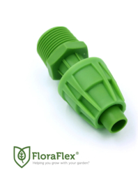 Floraflex 16-17mm Pipe Fitting - Male adaptor