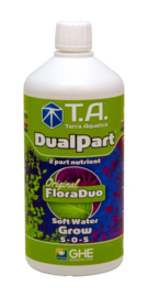 Terra Aquatica DualPart® Grow / GHE FloraDuo® Grow Soft water 0,5 liter