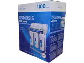 Osmose waterfilter met pomp – 1100 liter