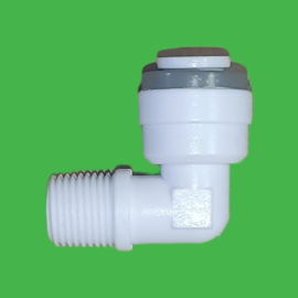 RO  Quick connect fitting 1/4 - 1/8" 90° terugslag klep
