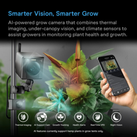 AC Infinity SPECTRON 7 Ai kweekcamera 4K met thermische imaging