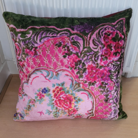 Velours kussen 62x62cm