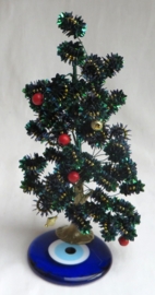 kerstboompje op "boze oog" amulet 09