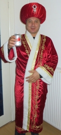 Sultan kaftan rood