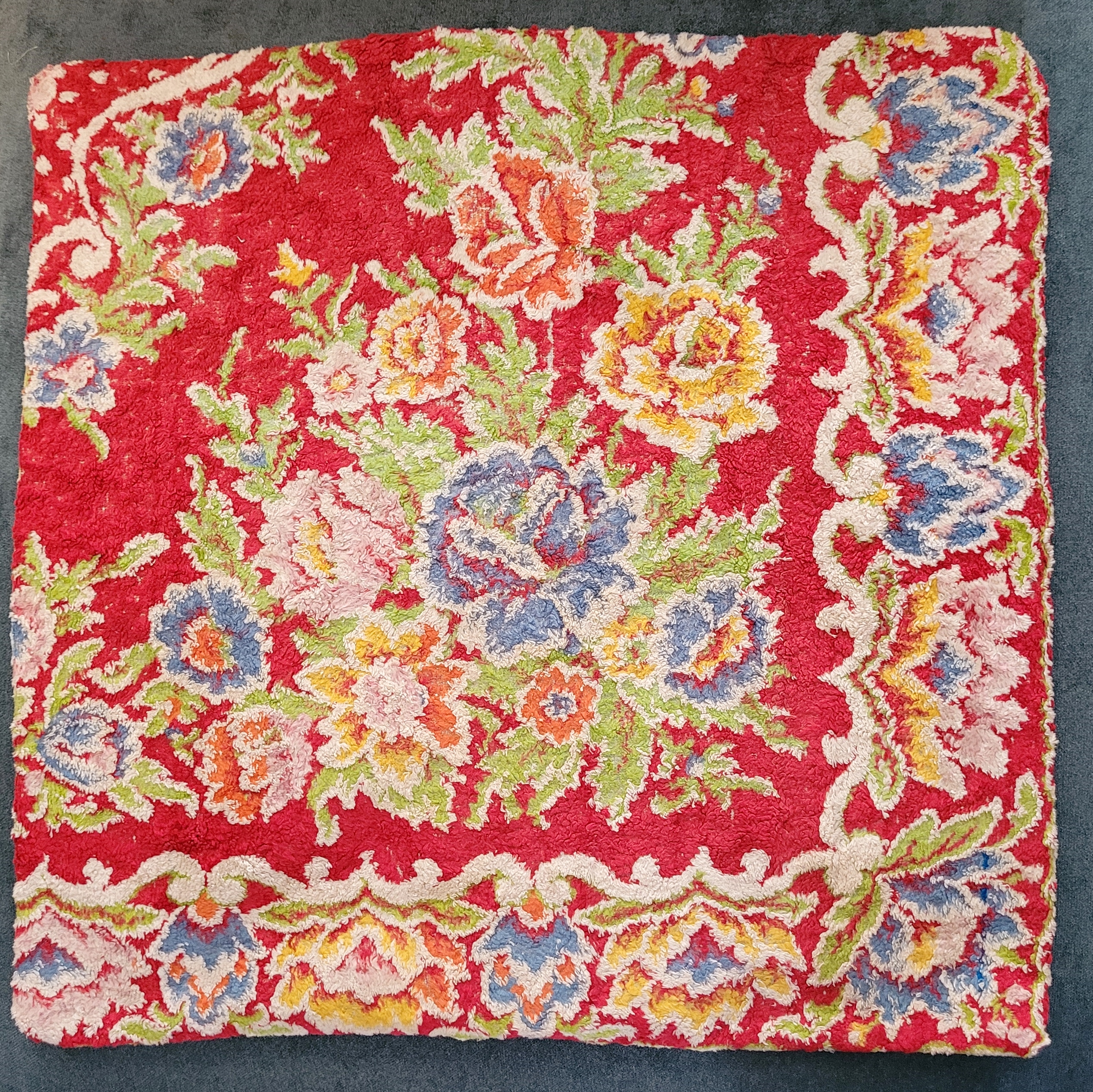 Velours kussen 60x60cm