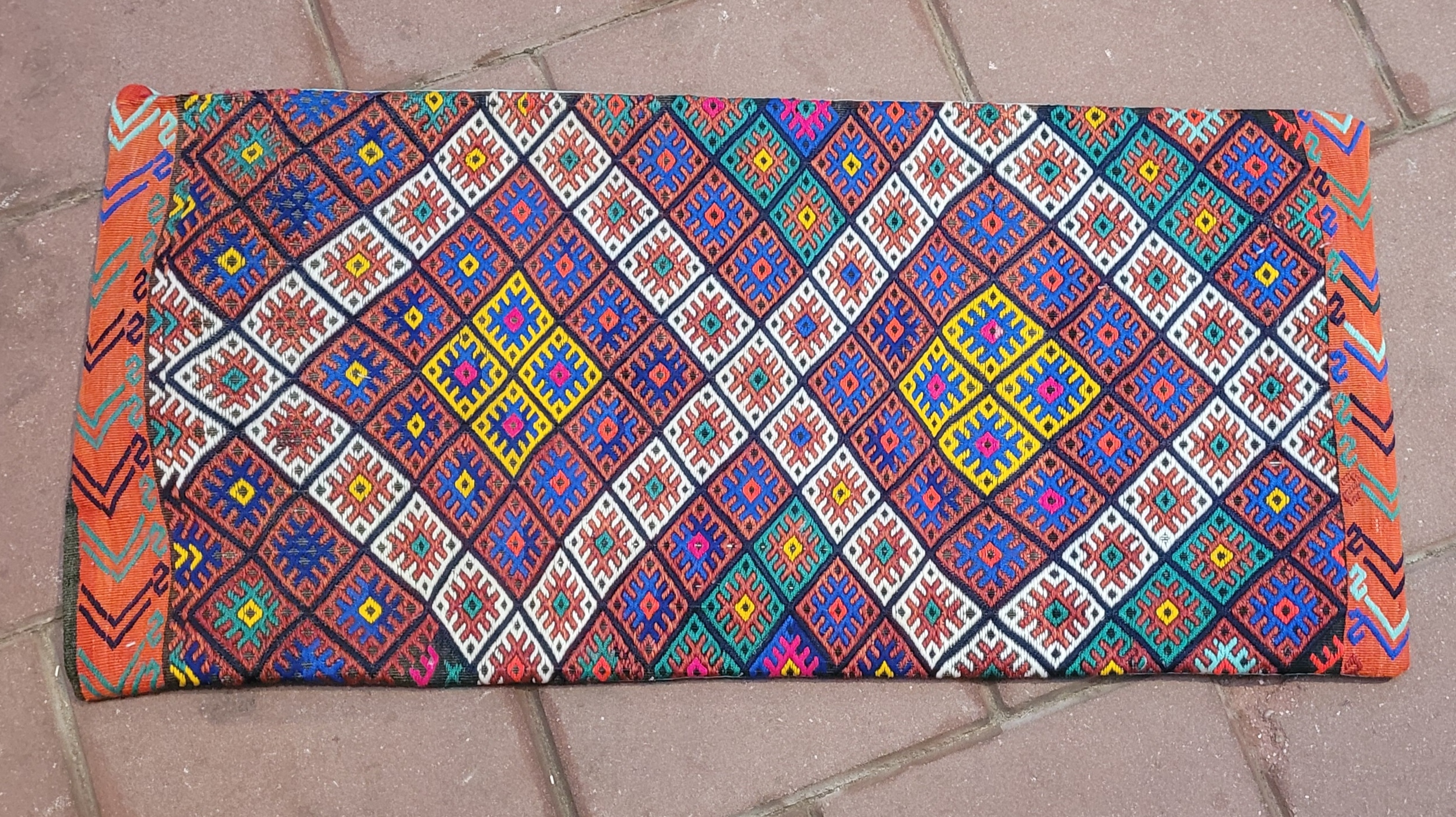 kelim kussen langwerpig 45x85cm