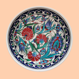 Iznik schaal (rood25-01)