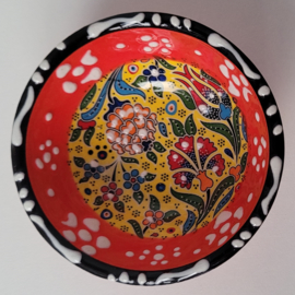 Keramieken schaaltjes 8cm rood