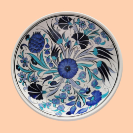 Iznik schaal (blauw25-06)