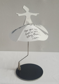 draaiende Derwisj (aluminium) print
