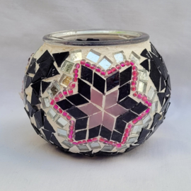 Waxinelichthouder mozaïek