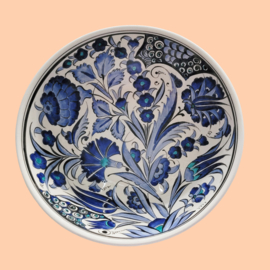 Iznik schaal (blauw25-02)