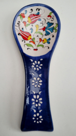 Lepelhouder blauw/wit-2