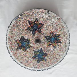 Plafonniere 30cm (met rand) multicolor
