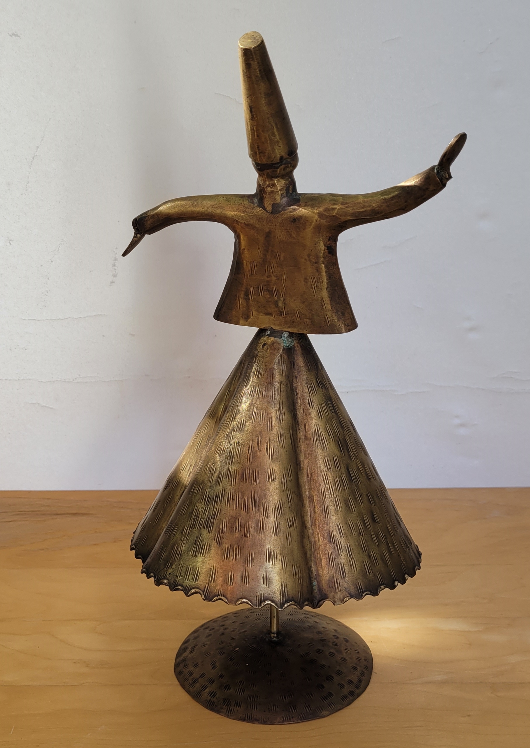 dansende Derwisj koper 40cm