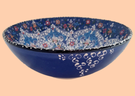 Keramieken schaal 30cm (blauw-2)