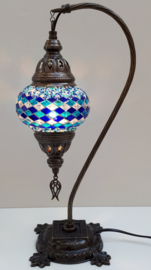 Tafellamp Ø13cm 'zwaan' R-blauw
