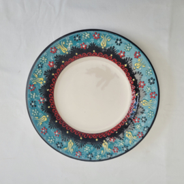 keramiek bordje 19,5 cm Ocean blue-2