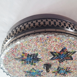 Plafonniere 30cm (met rand) multicolor