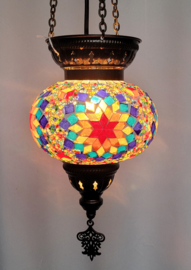 Mozaïek hanglamp multicolor