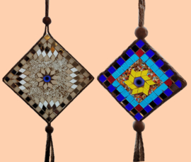 Raamdecoratie mozaïek