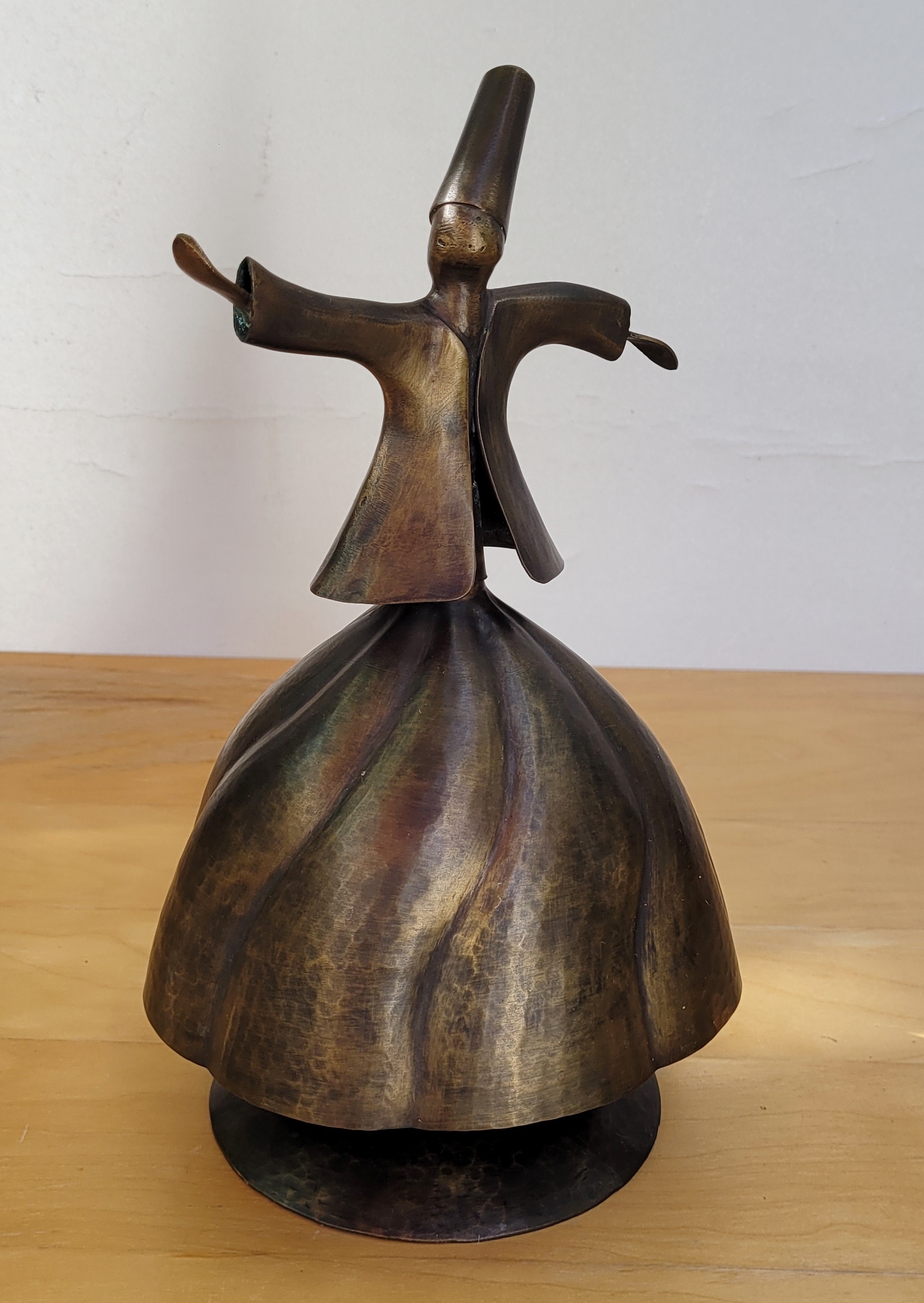 dansende Derwisj koper 28cm
