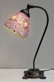 Leeslamp mozaïek roze