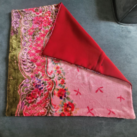 Velours kussen 62x62cm