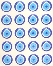 Boze oog stickers 20 mm