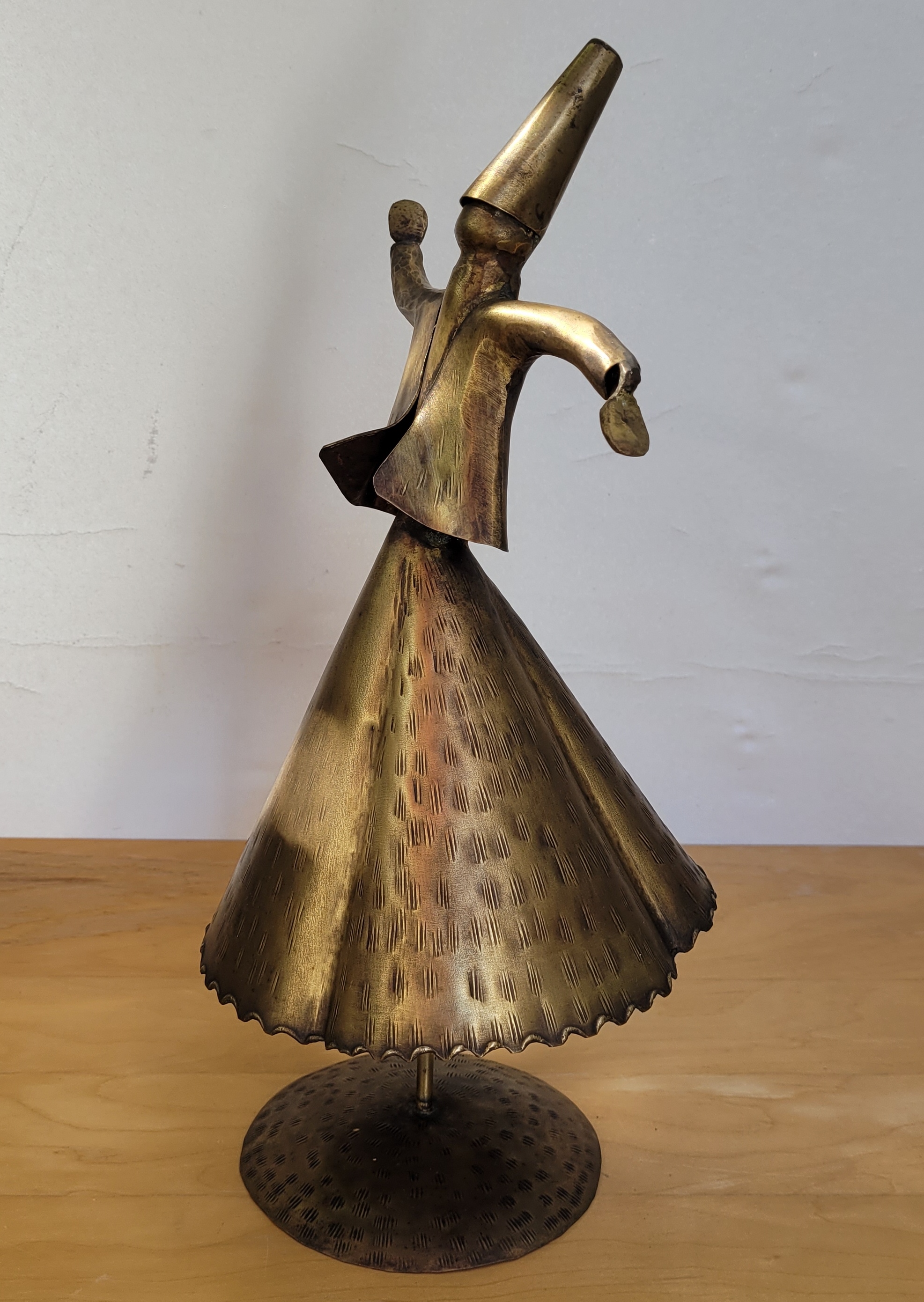 dansende Derwisj koper 40cm
