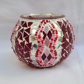 Waxinelichthouder mozaïek