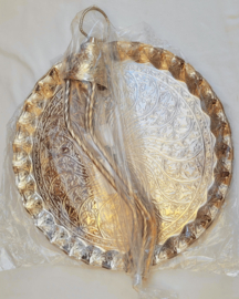 Turks dienblad 36 cm koper (goud)