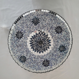 Plafonniere 40cm (met rand) blauw-ster