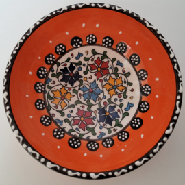 keramieken schaaltjes 12cm bloemetjes