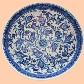 Iznik schaal (blauw30-01)