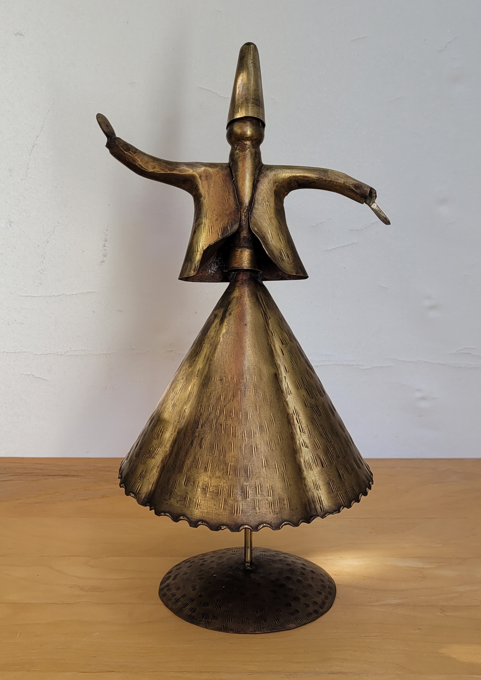 dansende Derwisj koper 40cm