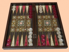 Backgammon parelmoer (Tavla)