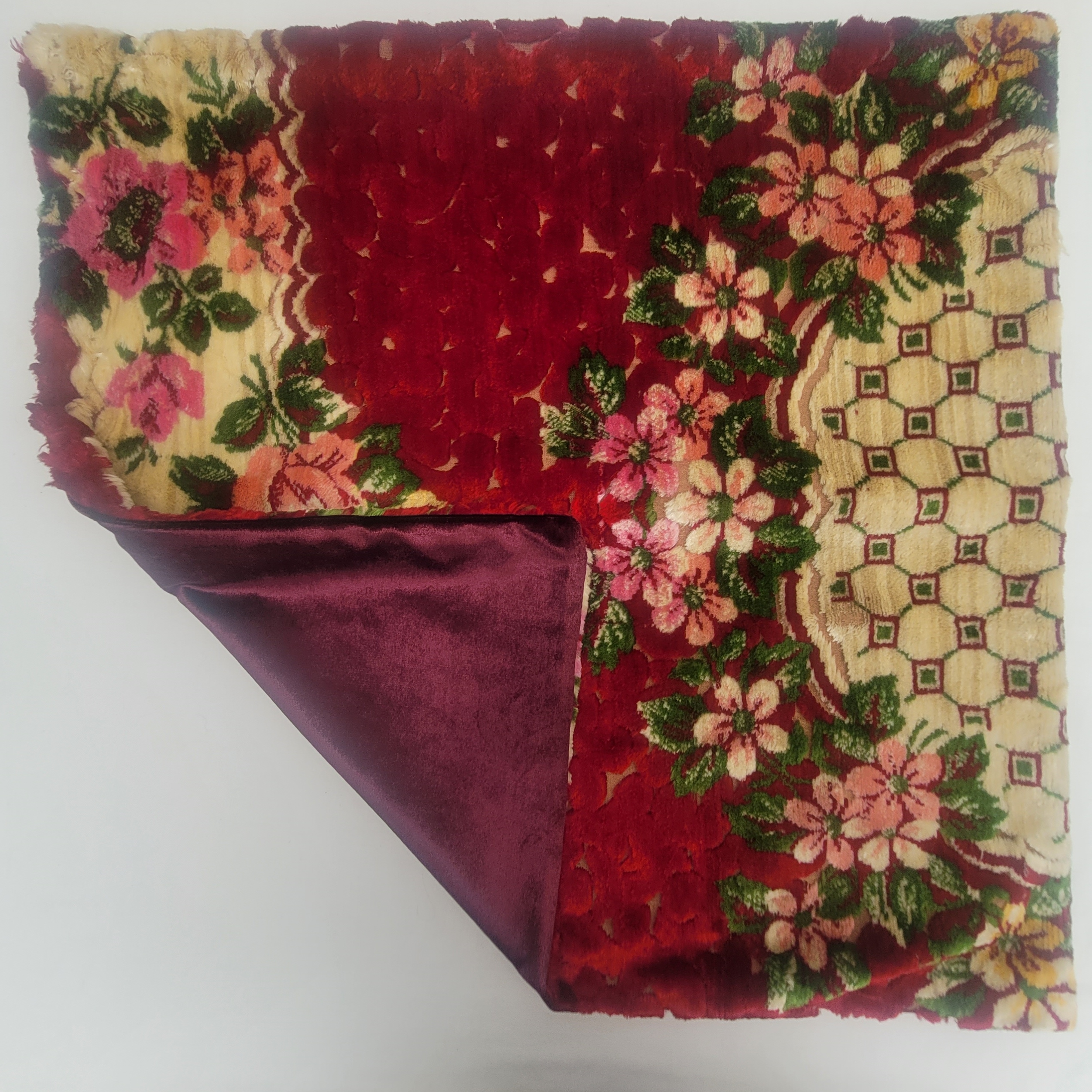 Velours kussen 65x65cm
