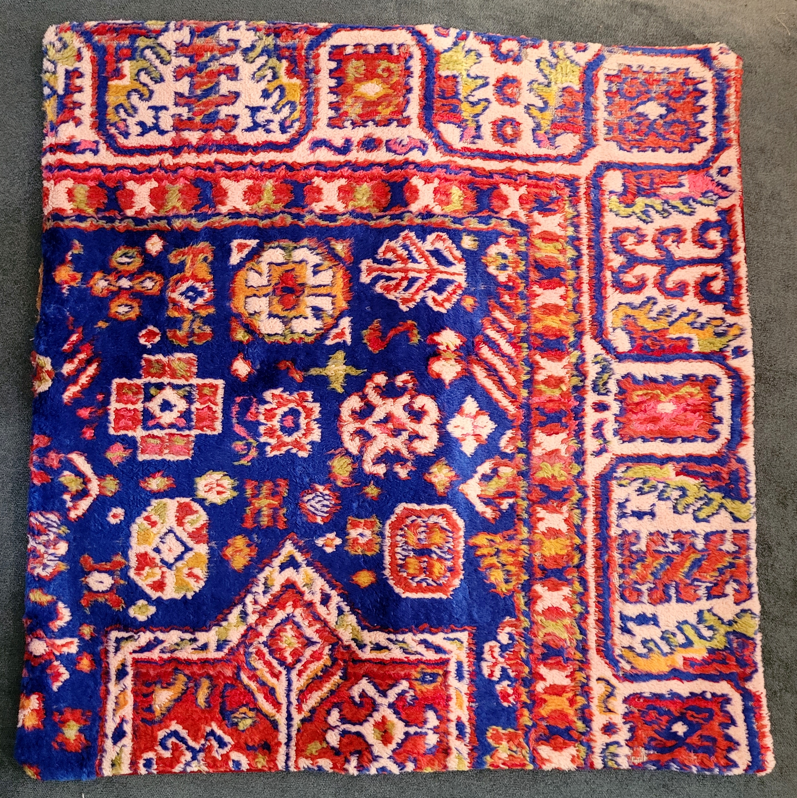 Velours kussen 55x55cm