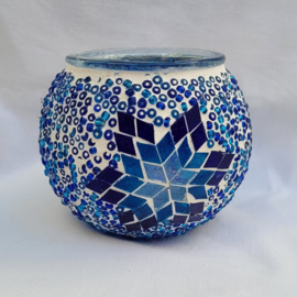 Waxinelichthouder mozaïek