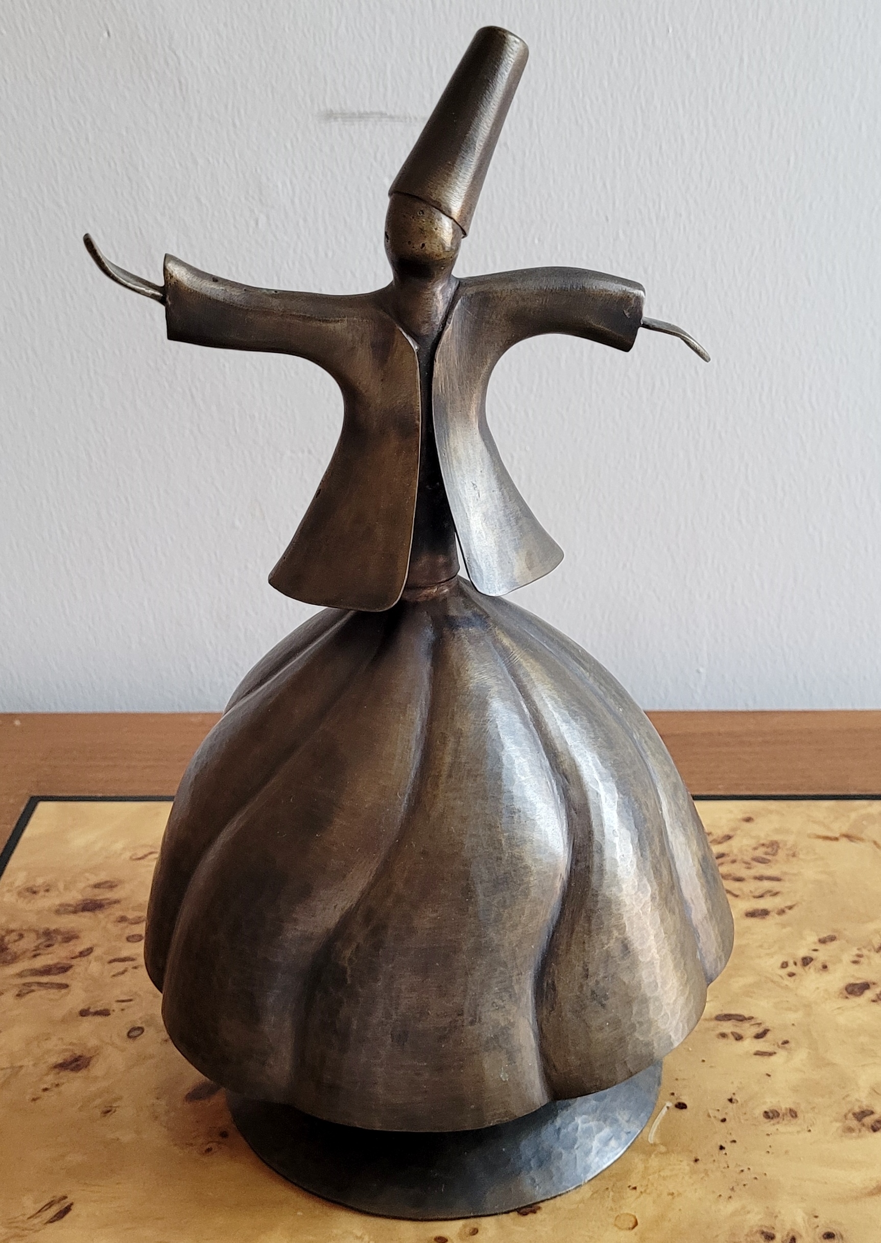 dansende Derwisj koper 28cm