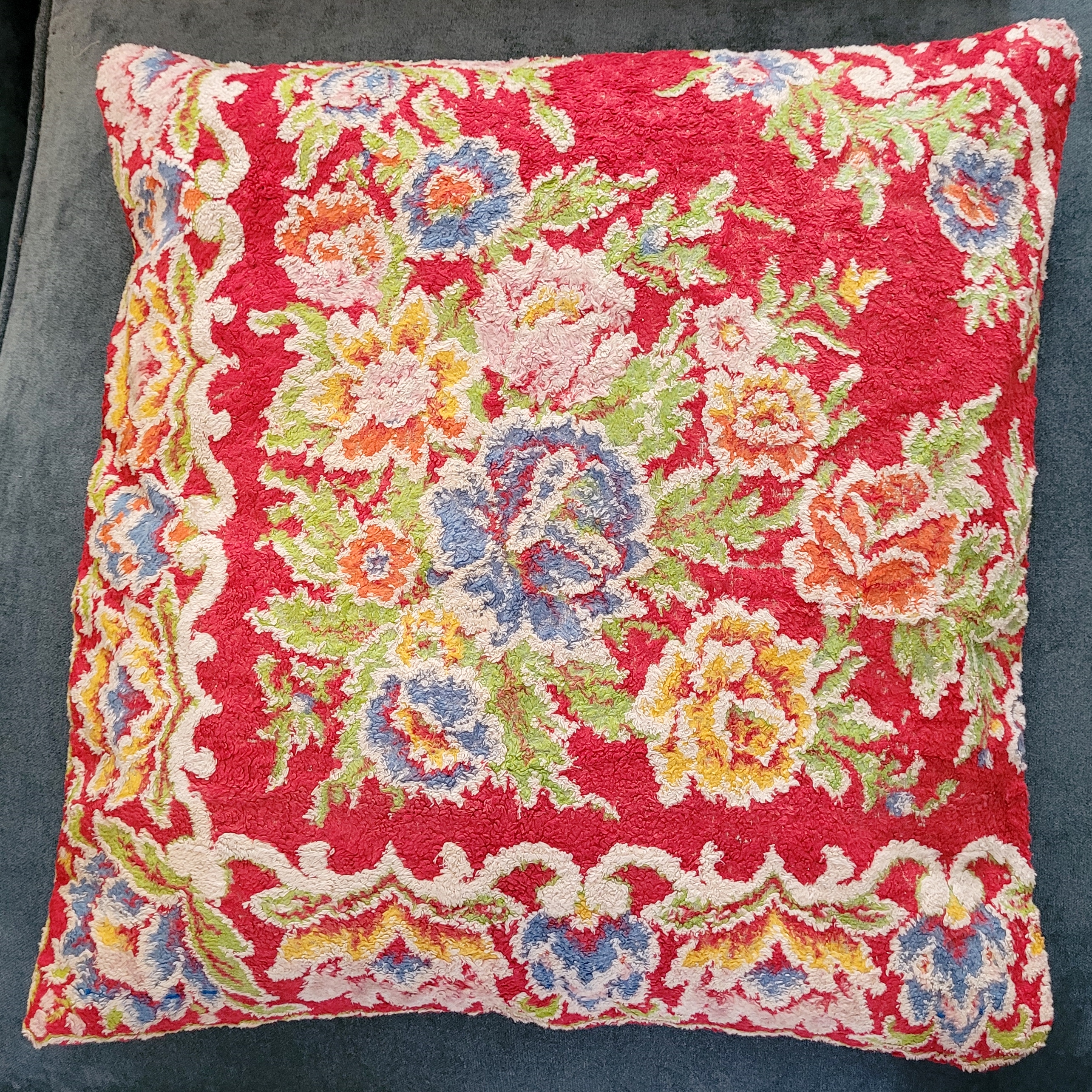 Velours kussen 60x60cm