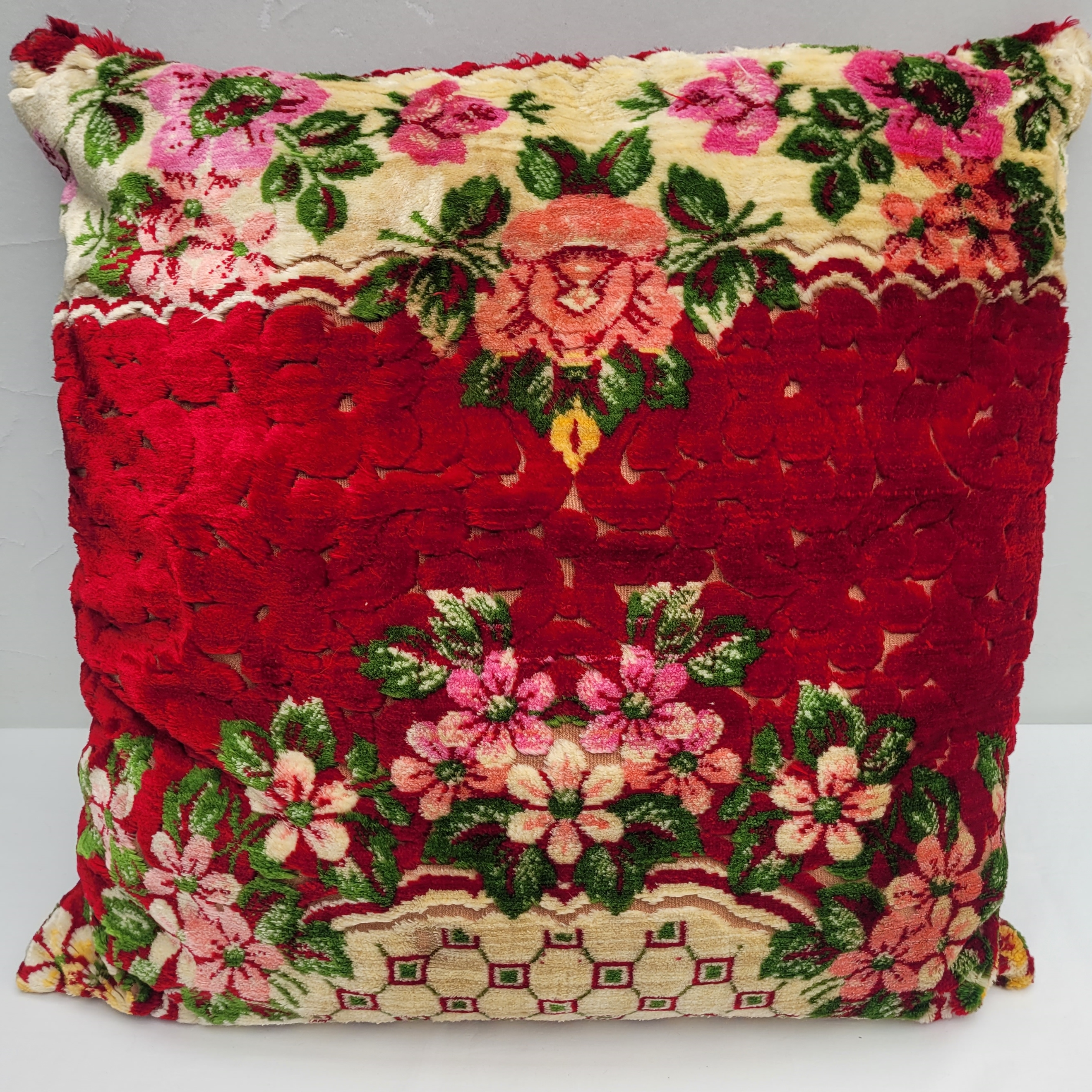 Velours kussen 65x65cm